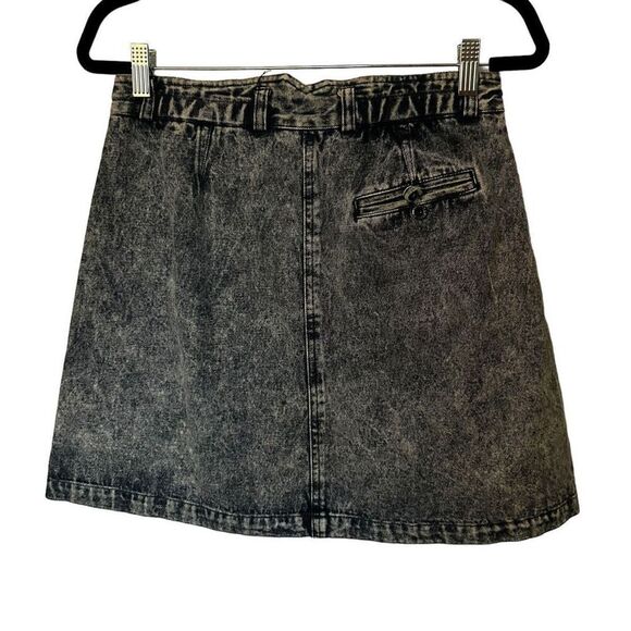 Vintage 90's Nike Challenge Court Tennis Skirt size Medium Denim Acid Wash Gray - Picture 4 of 9